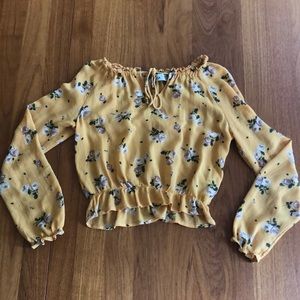 Hollister XS Floral Shirt